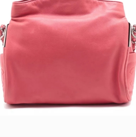 Rare Chanel coco mark lambskin chain shoulder bag - Picture 12 of 13